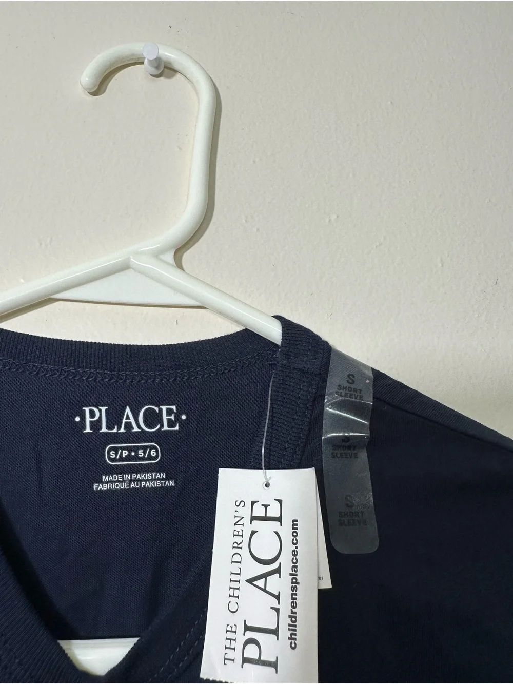 The Children's Place Navy Short-Sleeve Tee with Logo Tag